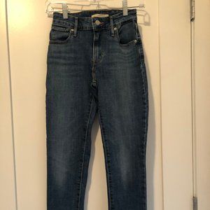 Levi's Medium Wash Hi-Rise Skinny Jeans